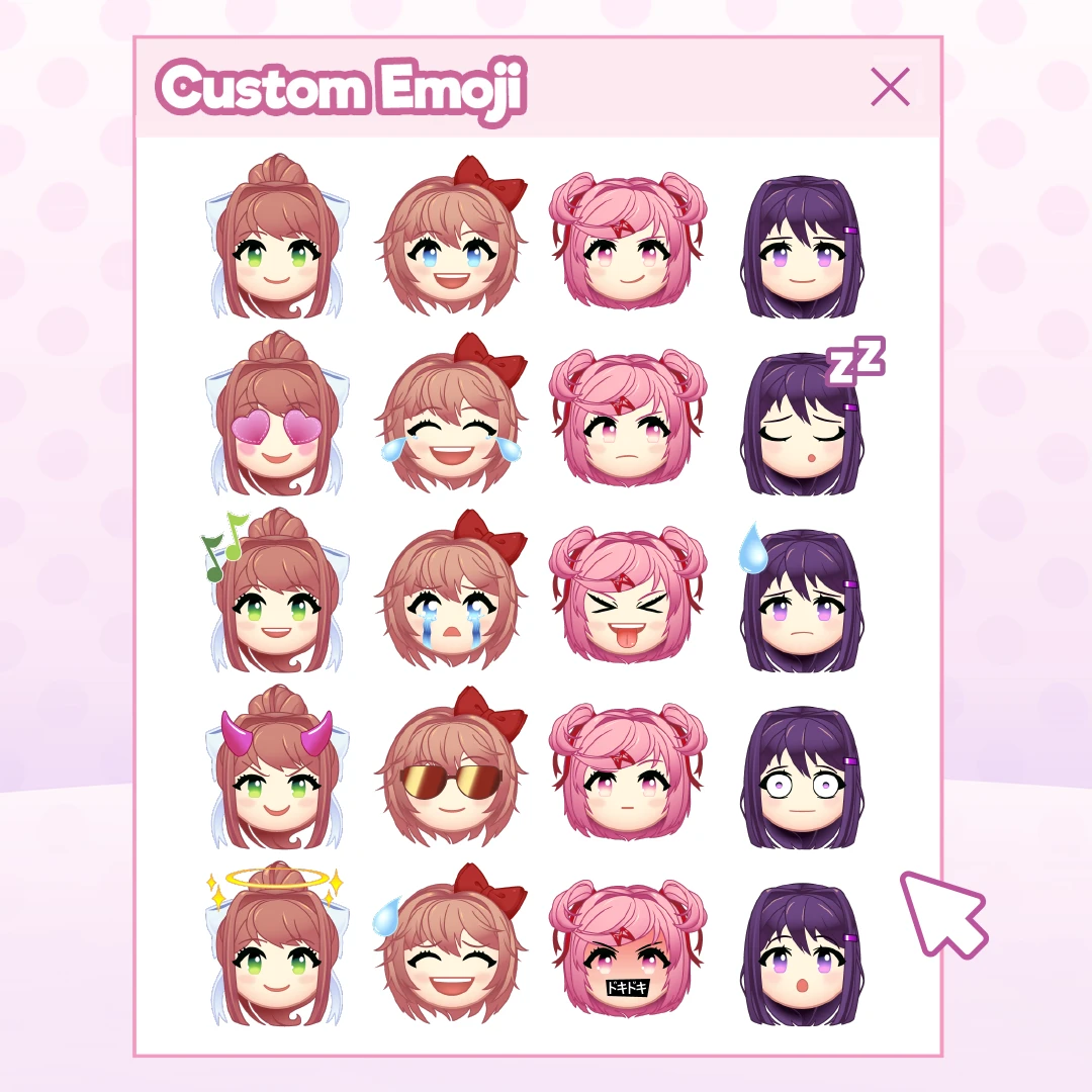 Preview of DDLC wallpapers