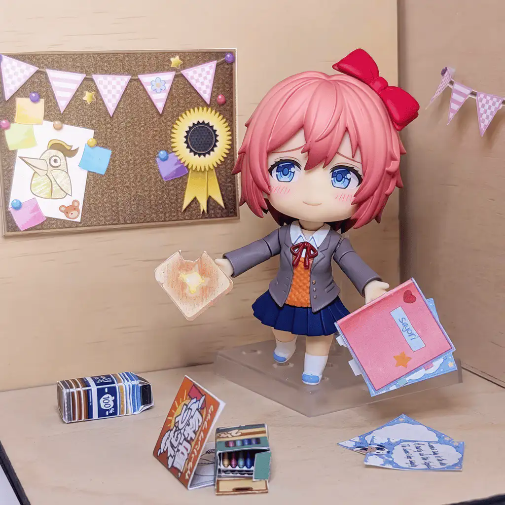 Preview of Nendoroid Sayori DIY pack items